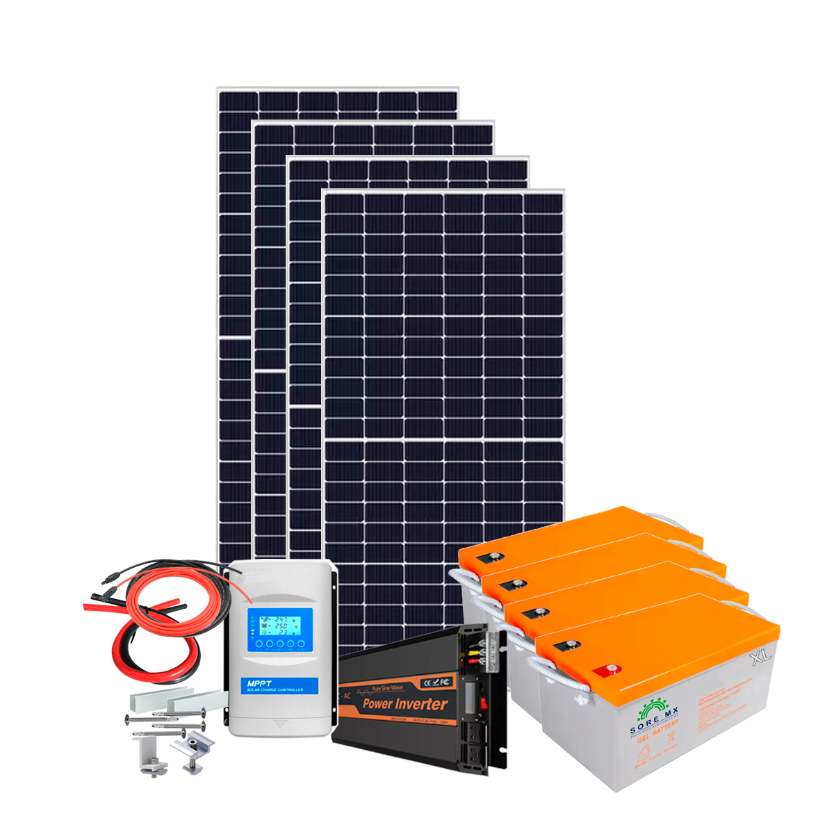Kit Solar Autónomo Batería de GEL PRO 11920Wh