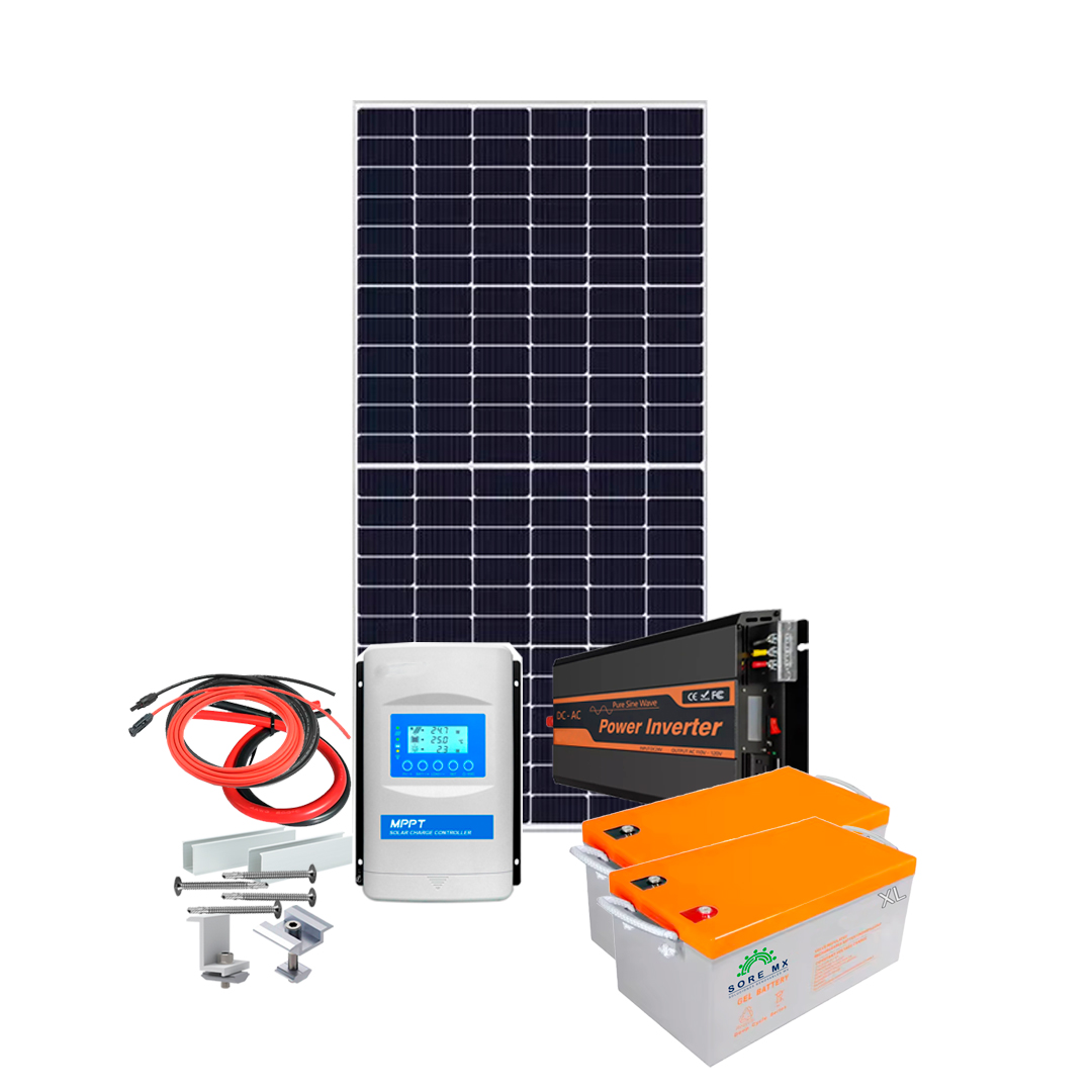 COMIENZA EL AÑO Kit Solar Autónomo Lite - Batería de GEL 5960Wh